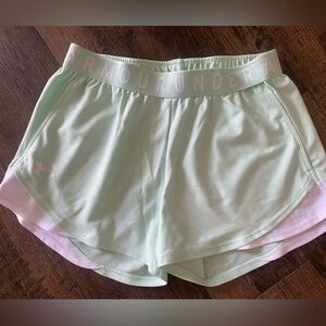 Under Armour Light Green Shorts